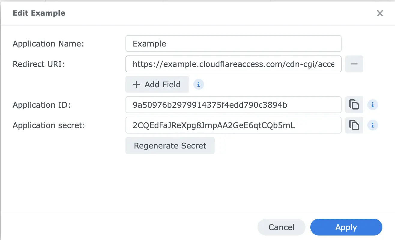 Cloudflare Access + Synology SSO Server